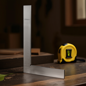 Juego de Reglas Cuadradas ECO Simple Square de 200 mm, Regla de Ángulo Recto de Metal para Mediciones de Precisión - Product Image 3