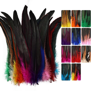 Plumas <span class=keywords><strong>de</strong></span> gallo coloridas y llamativas para disfraces góticos oscuros <span class=keywords><strong>de</strong></span> <span class=keywords><strong>bruja</strong></span> y vampiro, fénix, grión y pájaro relámpago, tocados tribales, máscaras y accesorios <span class=keywords><strong>de</strong></span> fiesta. - Product Image 4
