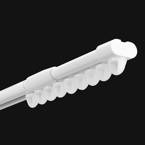 Mini Extendable Telescopic <b>Curtain</b> Track Special For Thin Fabric Sheer Window <b>Curtain</b> Rail - Product Image 6