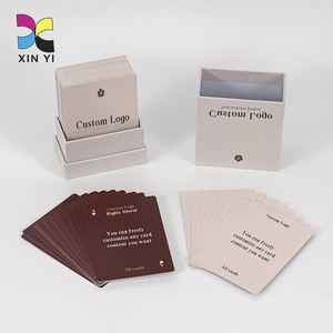 제조업체 맞춤형 종이 인쇄 성인 게임 놀이 그룹 음주 파티 취한 가족 커플 카드 데크 게임 상자 세트 - Product Image 4