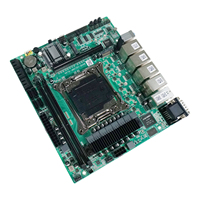 BKHD vente en gros Intel C6126 6-Lan Xeon E5 V3/V4 SATA DDR4 emplacement DIMM 10 baies NAS carte mère pour Rack hôte VPN serveur pare-feu