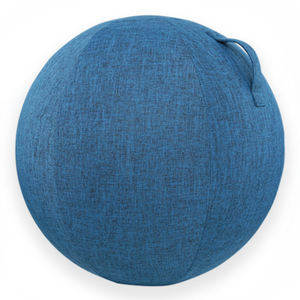 Ballon d'exercice ergonomique <span class=keywords><strong>Posture</strong></span> et soulagement des douleurs dorsales Assis Couverture en lin lavable Balance <span class=keywords><strong>Yoga</strong></span> Ball Chair - Product Image 1