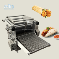 Machine à faire des roti, chapati, tortillas, pain de maïs, crêpes, tacos mexicains, à économie d'énergie, production automatique de 30 pièces/minute