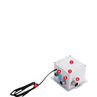 Robinet automatique à capteur avec nouvelle électrovanne, boîte de commande pour lavabo de comptoir, machine à laver les mains, accessoires de robinet de salle de bain