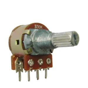 Döner anahtarlı potansiyometre fan hızı kontrolü için B500K B20K alfa potansiyometre PCB pin