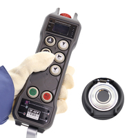 Control Remoto Industrial Inteligente Biométrico de 6 Botones y Doble Velocidad con Bloqueo de Huella Dactilar para 100 Usuarios, Certificado CE, para Grúas Aéreas