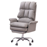 Chaise de bureau exécutive à dossier haut en cuir PU, ergonomique, avec support lombaire, pivotante, réglable en hauteur, directement de l'usine