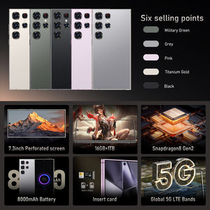 S25อัลตร้ามาร์ทโฟน<span class=keywords><strong>5G</strong></span> 6.9นิ้ว Android ปลดล็อคโทรศัพท์16G + 1TB เก็บข้อมูล MTK 108MP ด้านหลังกล้อง LTE - Product Image 5