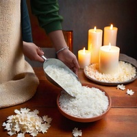 China Supply Eco100 % natürliche reine Soja wachs flocken duftende DIY-Kerzen herstellung hand gefertigt für den Feiertags gebrauch Zahlen form