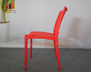 Chaise <span class=keywords><strong>de</strong></span> salle à manger ergonomique moderne en plastique coloré, chaise monobloc en PP moulé pour la maison, le bureau, le restaurant ou l'extérieur - Product Image 4