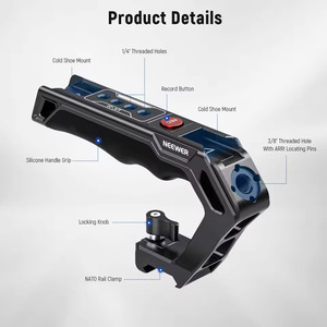 NEEWER NATO Mango superior con botón de grabación con abrazadera QR NATO para <span class=keywords><strong>Sony</strong></span> A7 <span class=keywords><strong>ZV1</strong></span> S5 II FUJIFILM Jaula de cámara de 2017 - Product Image 6