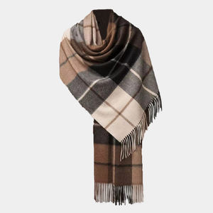 Écharpe 100% cachemire avec longues franges, étoles et châles d'hiver personnalisés pour femmes, tricot en laine et mélanges - Product Image 4