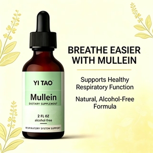 Gotas de Verbasco |   Apoyo Natural para la Salud Respiratoria Sin Alcohol |   Extracto de Hojas Orgánico Puro para la Comodidad Pulmonar y Respiratoria - Product Image 2