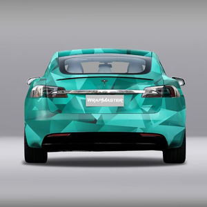 WRAPMASTER 1.52*20 mètres Film vinyle noir vert pour <span class=keywords><strong>voiture</strong></span> <span class=keywords><strong>Prix</strong></span> Enveloppes de portières - Product Image 4