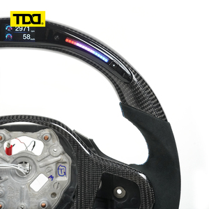 Volant en fibre de carbone LED véritable TDD compatible avec BMW Série G G20 G30 - Product Image 4
