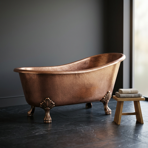 Moderna bañera de cobre antiguo de lujo, individual, para villas de lujo, de gran venta - Artesanía india para el hogar - Product Image 3