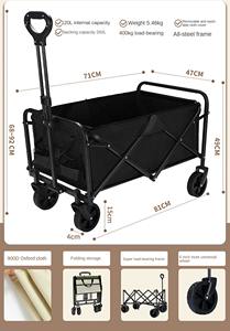 Chariot d'acier inoxydable de chambre d'hôtel, chariot de service de ménage pour l'agrément - Product Image 2