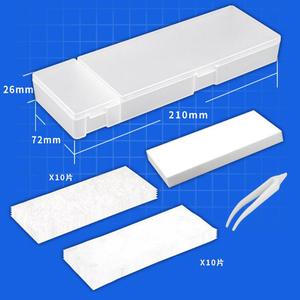 Tavolozza di pigmenti di vernice per il modello di pittura rettangolare tavolozza bagnata per la pittura acrilica - Product Image 4