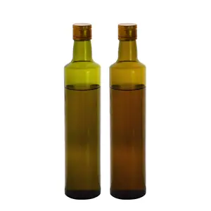 New Glass Manufacturer Wholesale Custom Color Clear Green 250ml 500 Ml Empty Oil Bottle Of Olive Oil With Quality Assurance