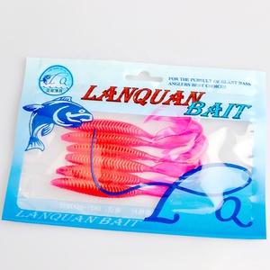Lanquan hotsale 3G 13cm / 7.2g 15cm thời trang mới nhân tạo bán buôn Chất lượng cao mềm Worm lure đỉa - Product Image 3
