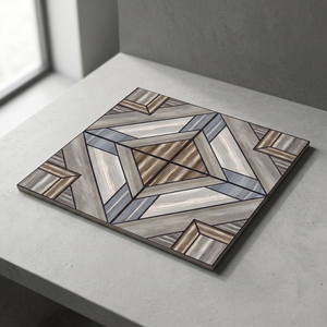 Carreaux de sol en céramique numériques à jet d'encre 3D Vistaar 300x300 400x400mm, épaisseur 5mm, qualité supérieure, imperméables, résistants au feu, pour salle de bain et intérieur - Product Image 5