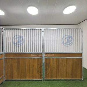 แผงม้าทำจากเหล็กชุบสังกะสีโลหะสำเร็จรูปอุปกรณ์กล่องม้าแบบยุโรปคลาสสิกสุดหรูแบบ12ft - Product Image 2