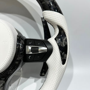 Volante de Fibra de Carbono con Pantalla LED M Directo de Fábrica para <span class=keywords><strong>BMW</strong></span> M2 M3 M4 <span class=keywords><strong>M5</strong></span> F10 F50 F30 F32 F80 F82 F90 E90 E92 E60 E63 G20 G30 - Product Image 3