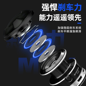 Spinning Reels Metal Line Spool Right Hand Casting Fishing Reel For Fresh And Salt Water Use - Product Image 4