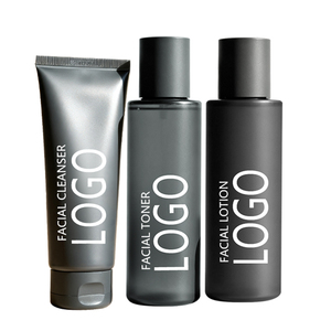 Kit de Cuidado Facial <span class=keywords><strong>para</strong></span> <span class=keywords><strong>Hombre</strong></span> de Marca Privada PM/AM, Limpiador, Tónico y Loción Diarios Simples <span class=keywords><strong>para</strong></span> OEM/ODM, Set de Cuidado Facial Masculino - Product Image 1
