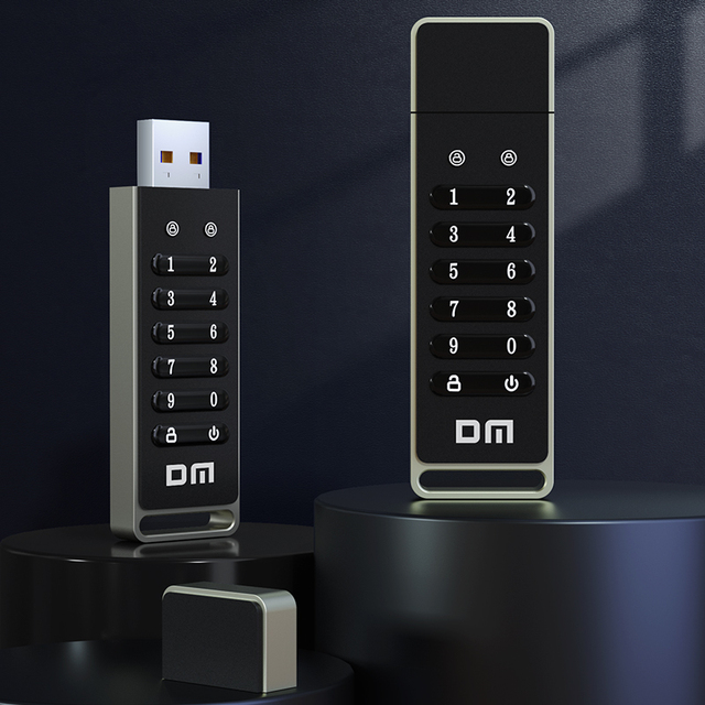 USB 3.2 High Speed Smart Key Encryption USB Flash Drive Hardware Encrypted USB Stick with Automatic Locking