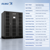 RUIKE WINLIKES-G33-400 Onduleur triphasé en ligne pour centre de données avec protection contre les surintensités pour batteries au plomb