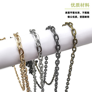 Cadena metálica decorativa Iron 407 575 para bolsos, joyería, accesorios de bricolaje, 10 m por rollo - Product Image 2