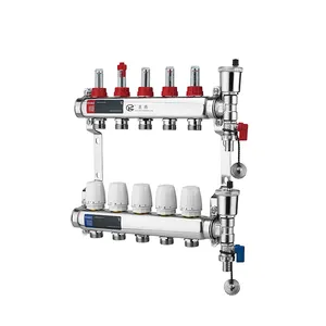 Manifold para tubulação de água colector sistema radiante aquecimento coletor