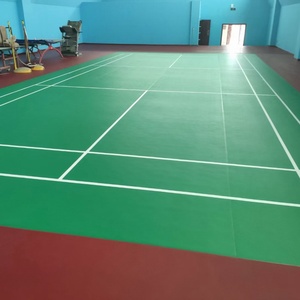 พื้นสนามแบดมินตันโพลีไวนิลคลอไรด์ ตราทาร์เค็ตต์ แผ่นพื้นสีดำ ผิวแข็ง หนา 6 มิล โพลีเพนนี สำหรับห้องอาบน้ำ - Product Image 4
