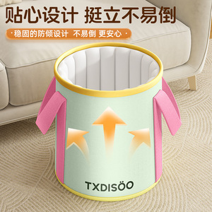 Txdisoo Foldable Foot Bath Bucket Deep Heating Portable Travel Use Adult Comfortable - Product Image 3