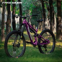 Vélo de montagne Enduro en alliage d'aluminium 27,5 29 pouces, 11 vitesses, suspension intégrale, frein à disque, descente, vente en gros
