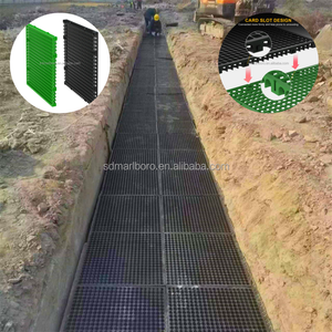 Planche de drainage filtrante verte en PEHD <span class=keywords><strong>pour</strong></span> jardin, piscine à fleurs, potager, <span class=keywords><strong>pelouse</strong></span>, utilisation haute pression - Product Image 6