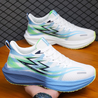 Chaussures de sport pour hommes, populaires, en maille respirante, chaussures blanches d'été avec amorti