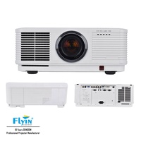 FLYIN 12000 Lumens Double Lampe WUXGA 1920X1200 Projecteur DLP Réel 3D Cartographie de Bâtiment Extérieur Grand Lieu Résolution 1200x1920 pour
