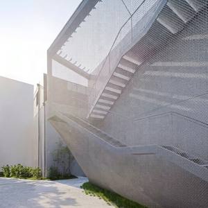 Façade en verre pour bâtiment moderne en alliage d'aluminium, revêtement extérieur personnalisé, épaisseur sur mesure pour villa commerciale - Product Image 6