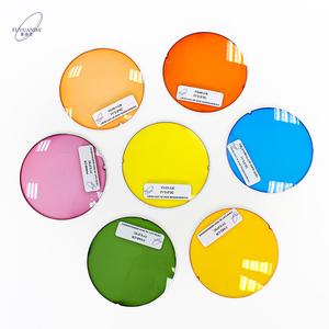 FUYUANDA Gradient Shade Sunglasses CR39 Tinted Sun <strong>Lens</strong> Fashion <strong>Color</strong> Eyeglasses with UV Protection HMC AR Coating Yellow <strong>Color</strong> - Product Image 3