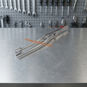 Pince à épiler en plastique à demi-tige conique pour bijoux, outil de préhension 165 mm - Product Image 5