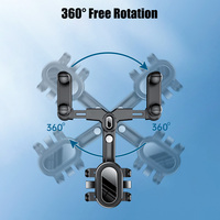Support de téléphone universel rétractable à rotation de 360 degrés pour téléphone portable, support pour rétroviseur de voiture, vente en gros