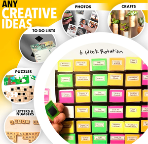 Maghard Peel & Stick Feuilles magnétiques Carrés magnétiques Aimant d'<span class=keywords><strong>un</strong></span> côté, auto-adhésif de <span class=keywords><strong>l</strong></span>'<span class=keywords><strong>autre</strong></span> côté - Product Image 4