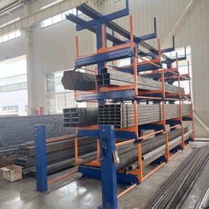 פרופיל צינור פלדה מדפי אחסון פלדה גלגול החוצה מדפים צינור טלסקופי צינור פלדה כבד - Product Image 5