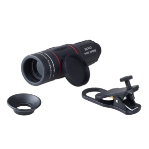 Objectif téléobjectif télescopique 18x25mm pour smartphones <span class=keywords><strong>iPhone</strong></span> et Android - Verre optique avec mise au point manuelle pour concerts, randonnées et observation des oiseaux - Product Image 2
