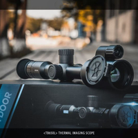 Lunette thermique de vision nocturne avec zoom optique 1x-4x, tube d'imagerie CMOS noir, prise en charge du Wi-Fi et de la carte SD, pour la chasse