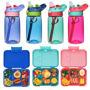 Wholesale Aohea <strong>Kids</strong> Lunch <strong>Box</strong> Bento <strong>Box</strong> with Water Bottle Children Plastic Lunchbox Kit <strong>Kids</strong> Bento Lunch <strong>Box</strong> - Product Image 3