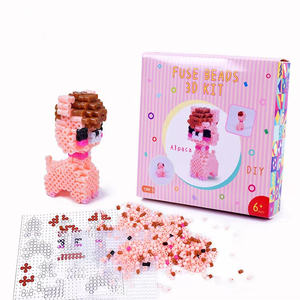 Nouvelles perles Hama rondes multicolores 3D personnalisables de 5 mm, jouet pour enfants à la maison, fabriqué en matériau EVA durable - Product Image 1