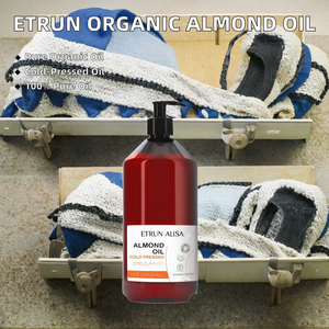 Huile Essentielle Pure Biologique Pressée à Froid ETRUN, Huile Végétale d'Amande à Marque Blanche pour Massage, Cheveux, Corps, Ongles, Cuticules, Grossesse et Vergetures - Product Image 2